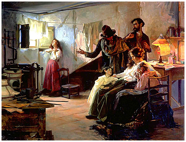 La familia del anaquista