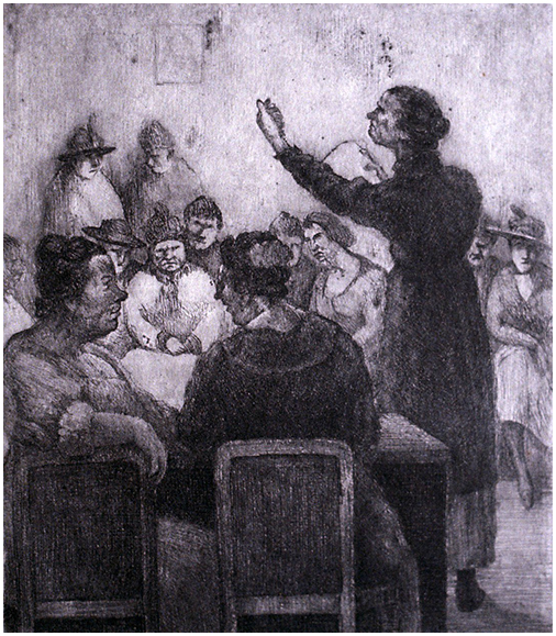 Abraham Vigo oradora femenina