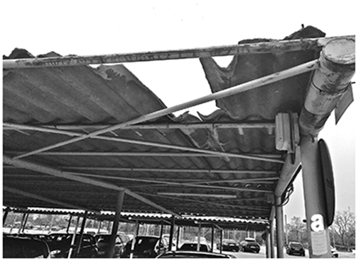 Amianto en aparcamientos