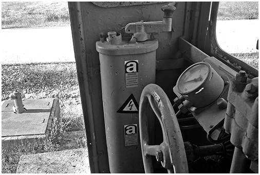 Amianto en cabina conducción trenes clásicos