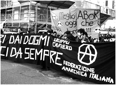 Anarquismo Italia hoy