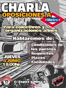 Charla oposiciones a Metro de Madrid