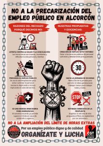 NO A LA AMPLIACIÓN DE LAS HORAS EXTRAORDINARIAS: EL EMPLEO PÚBLICO NO SE PUEDE SOSTENER A BASE DE SOBRECARGAR A LA PLANTILLA