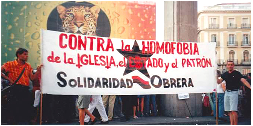 manifestacion gay solidaridad obrera