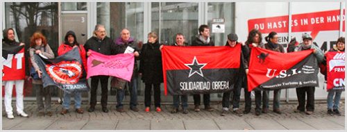 berlin concentracion ante sindicatos regimen