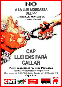 contra ley mordaza barcelona