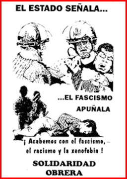 el fascismo apunala