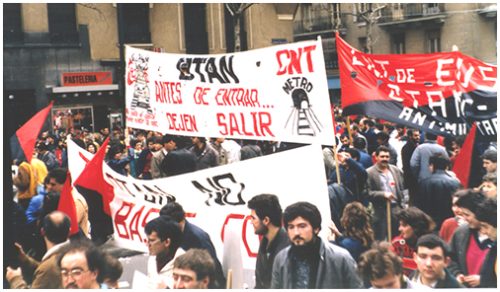 manifestacion otan 1986