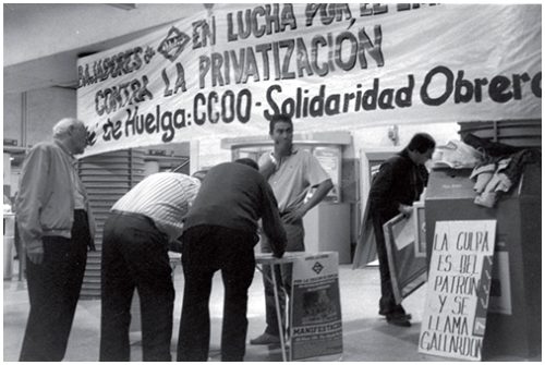 recogida firmas contra privatizacion