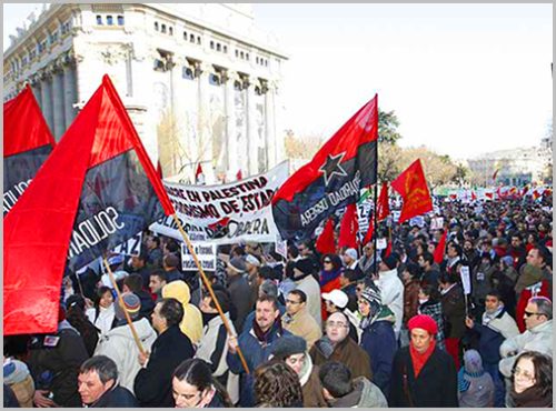 solidaridad manifestacion palestina 2009